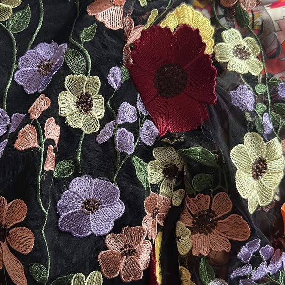 She + Sky Embroidered Dress - Picture 4 of 4